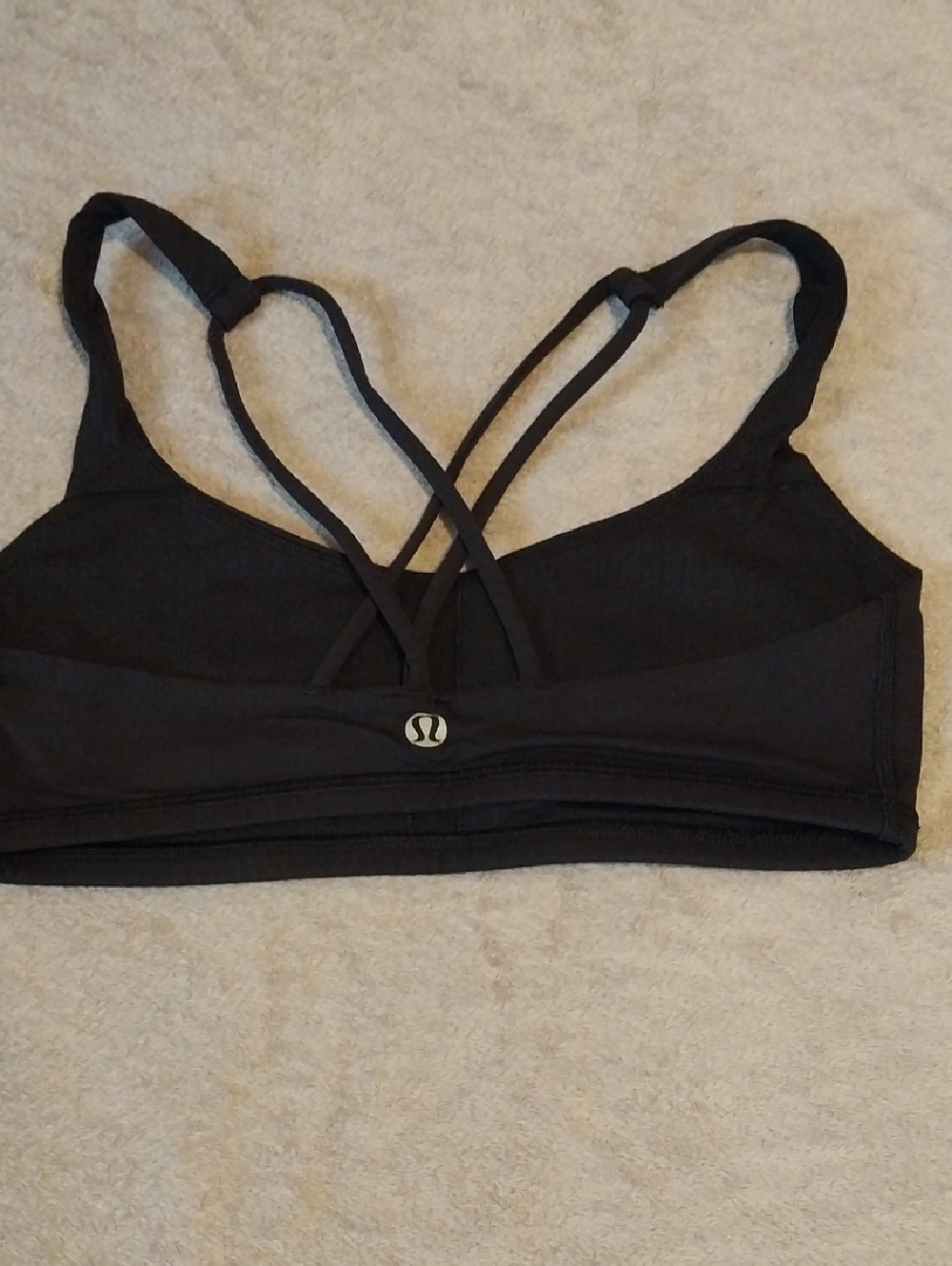 lululemon athletica Black Strappy Low-Impact Sports Bra
